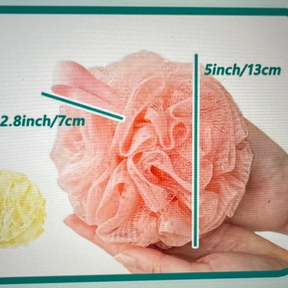 ❣️5|$25❣️last 2 !Colorful Bath Loofahs Set of 2
